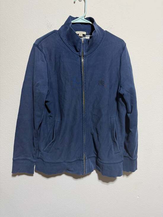 Burberry Brit Other - Burberry Brit Navy Full Zip Cotton Sweatshirt Jacket